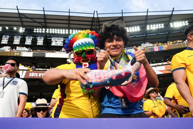 June 14, 2026: Fans of Ecuador prior to a World Cup match between CoÂ te d Ivoire and Ecuador at Philadelphia Stadium in Philadelphia, Pennsylvania. CSM World Cup 2026: Cote DÃ¢â‚¬â ¢Ivoire Vs Ecuador JUN 14  - ZUMAc04_ 20260614_zma_c04_169 Copyright: xKylexRoddenx