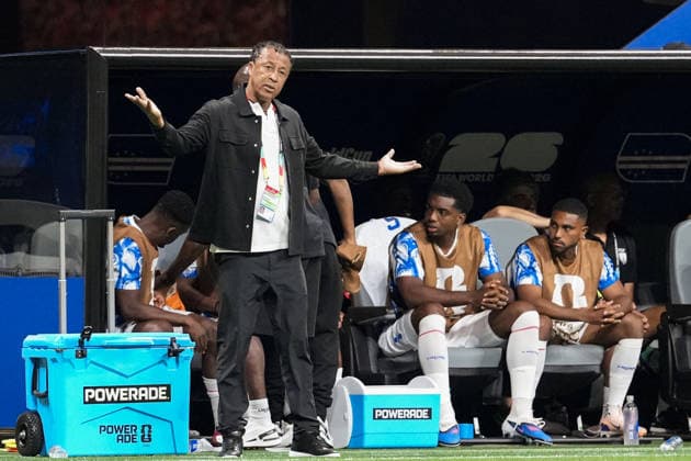 Bubista, head coach of Cabo Verde, gestures during a FIFA Menâ€™s World Cup 2026 Group Stage football match between Spain and Cabo Verde at Atlanta Stadium, in Atlanta on June 15th 2026 (Photo by Alexandra Fechete SPP)  Copyright: xAlexandraxFechete SPPx Sportspressphoto_SPR167218