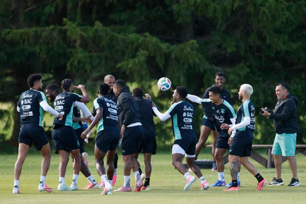 Panama s national soccer team players attend a training session in Nottawasaga sports complex in Ontario, Canada. Panama s training session in Ontario !ACHTUNG: NUR REDAKTIONELLE NUTZUNG!  Copyright: xBienvenidoxVelascox GRAF8901 20260615-55020604575_1