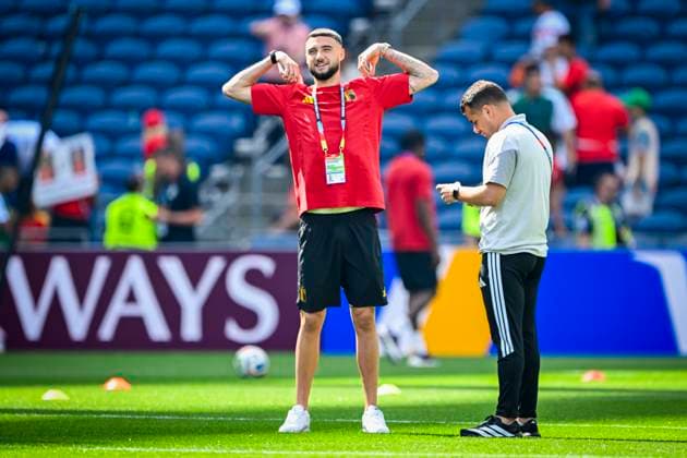 Belgium vs Egypt - 2026 FIFA World Cup, WM, Weltmeisterschaft, Fussball SEATTLE, USA - JUNE 15 : Debast Zeno defender of Belgium during the FIFA World Cup 2026 Group G match between Belgium and Egypt at the Lumen Field stadium on June 15, 2026 in Seattle, USA, 15 06 2026 Seattle United States of America  Copyright: xNicoxVereeckenx