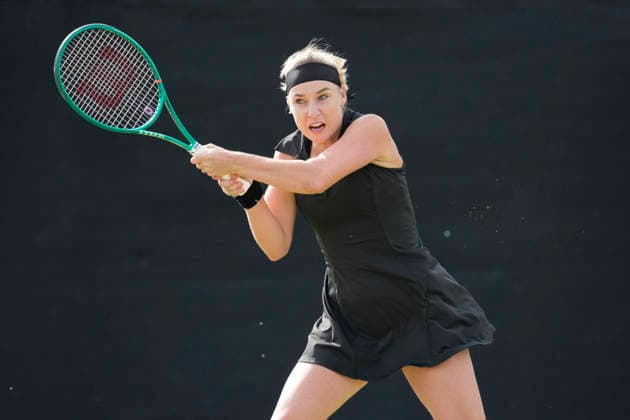 Lexus Nottingham Open - Day One Anna Blinkova in action during her Round of 32 match at the 2026 Lexus Nottingham Open Women s tennis tournament at the Nottingham Tennis Centre in Nottingham, England, on June 15, 2026. Nottingham Great Britain United Kingdom  Copyright: xOwenxHammondx originalFilename:hammond-2026lexu260615_npYcT.jpg