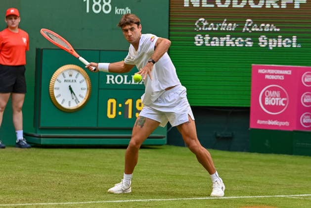 Flavio Cobolli (ITA) TERRA WORTMANN Open 2026, Tennis, ATP, Tennis Herren Tennis Herren 500, Turnier, Hauptfeld, 15.06.2026, TERRA WORTMANN Open 2026, Tennis, ATP, Tennis Herren 500, Turnier, Hauptfeld, 15.06.2026 Halle