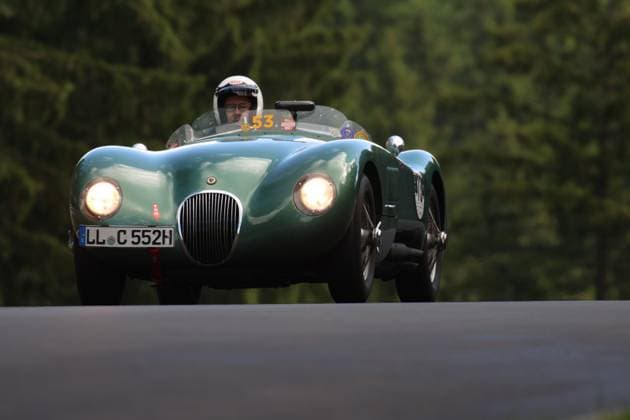RECORD DATE NOT STATED 73 Jaguar XK120 C, Bj. 1952, Fahrer: Hartmann (GER) GER, Motorsport, Rennsport, ADAC Nuerburgring Classic, Nuerburg, Prewars, Vorkriegsfahrzeuge, 13.06.2026 GER, Motorsport, Rennsport, ADAC Nuerburgring Classic, Nuerburg, Prewars, Vorkriegsfahrzeuge, 13.06.2026 Nuerburg