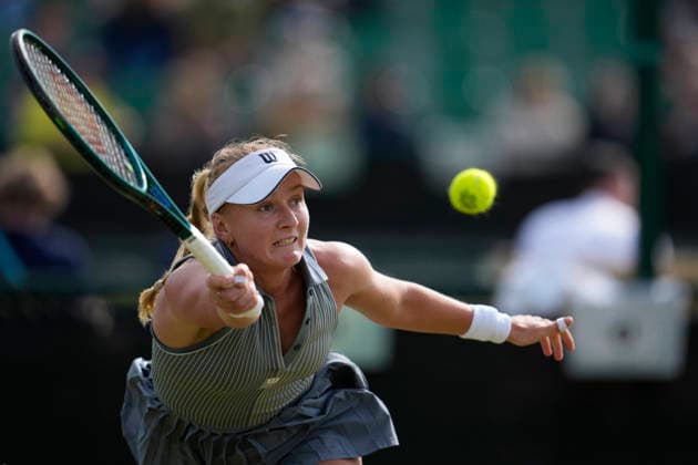 Lexus Nottingham Open - Day One Taylah Preston of Australia competes during her Round of 32 match at the 2026 Lexus Nottingham Open Women s tennis tournament at the Nottingham Tennis Centre in Nottingham, England, on June 15, 2026. Nottingham Great Britain United Kingdom  Copyright: xOwenxHammondx originalFilename:hammond-2026lexu260615_npnMH.jpg
