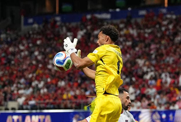 Vozinha (Cabo Verde) controls the ball during Spain and Cape Verde, Group H FIFA World Cup, WM, Weltmeisterschaft, Fussball 2026, Atlanta Stadium, Atlanta, United States on June 15, 2026. Thor Wegner DeFodi Images. (Photo by DeFodi Images) -