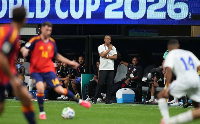 Bubista (Cabo Verde) looks on during Spain and Cape Verde, Group H FIFA World Cup, WM, Weltmeisterschaft, Fussball 2026, Atlanta Stadium, Atlanta, United States on June 15, 2026. Thor Wegner DeFodi Images. (Photo by DeFodi Images) -