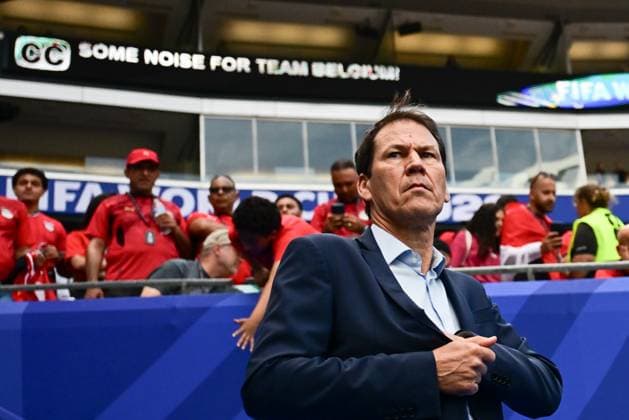 Belgium s head coach Rudi Garcia pictured before a soccer game between Belgian national team, Nationalteam Red Devils and Egypt, on Monday 15 June 2026 in Seattle, the first game in the group stage of the FIFA World Cup, WM, Weltmeisterschaft, Fussball 2026 in the United States of America. The Diables Rouges - Rode Duivels were drawn into Group G. DIRKxWAEM  x177806652x