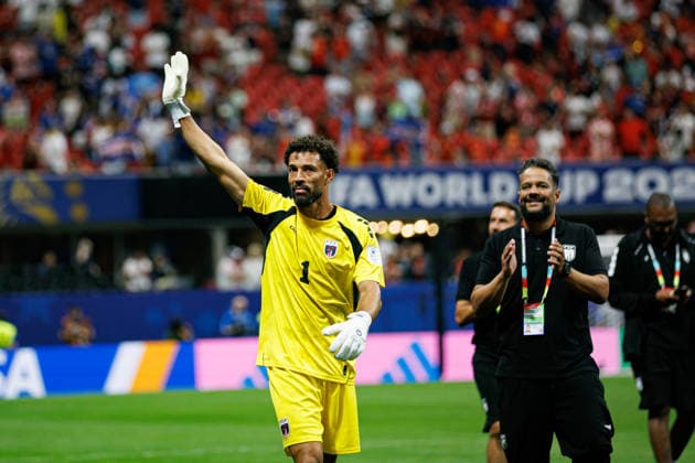 Vozinha seen during FIFA World Cup, WM, Weltmeisterschaft, Fussball 2026 game between national teams of Spain and Cabo Verde (Grzegorz Wajda Ball Raw Images) Atlanta Monterrey Stadium USA Copyright: xGrzegorzxWajdax grzegorzwajda_spain_caboverde_2526_2-30