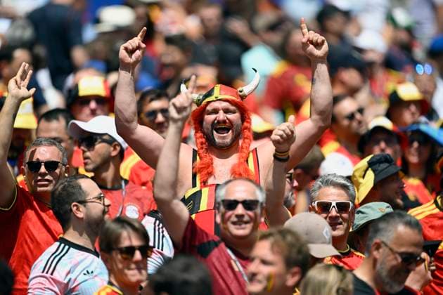 Belgium vs Egypt - 2026 FIFA World Cup, WM, Weltmeisterschaft, Fussball SEATTLE, USA - JUNE 15 : Obelgix, a fan of Belgium, pictured during the FIFA World Cup 2026 Group G match between Belgium and Egypt at the Lumen Field stadium on June 15, 2026 in Seattle, USA, 15 06 2026 Seattle United States of America  Copyright: xNicoxVereeckenx