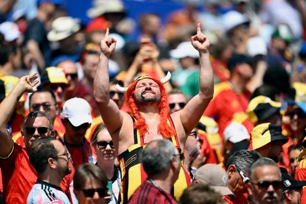 Belgium vs Egypt - 2026 FIFA World Cup, WM, Weltmeisterschaft, Fussball SEATTLE, USA - JUNE 15 : Obelgix, a fan of Belgium, pictured during the FIFA World Cup 2026 Group G match between Belgium and Egypt at the Lumen Field stadium on June 15, 2026 in Seattle, USA, 15 06 2026 Seattle United States of America  Copyright: xNicoxVereeckenx