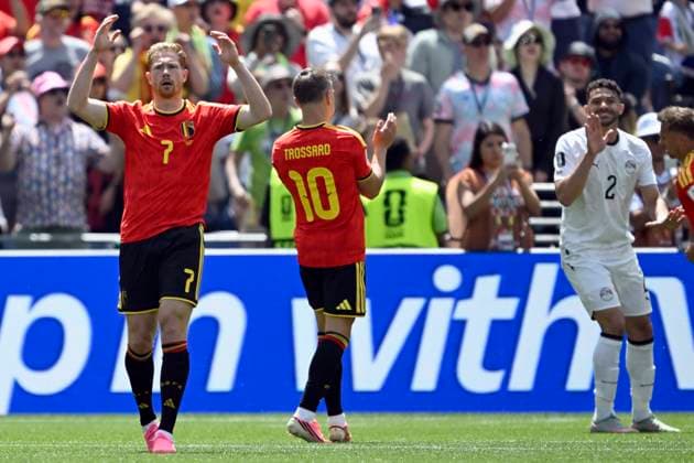 Belgium vs Egypt - 2026 FIFA World Cup, WM, Weltmeisterschaft, Fussball SEATTLE, USA - JUNE 15 : De Bruyne Kevin forward of Belgium looks dejected after missing an opportunity during the FIFA World Cup 2026 Group G match between Belgium and Egypt at the Lumen Field stadium on June 15, 2026 in Seattle, USA, 15 06 2026 Seattle United States of America  Copyright: xNicoxVereeckenx