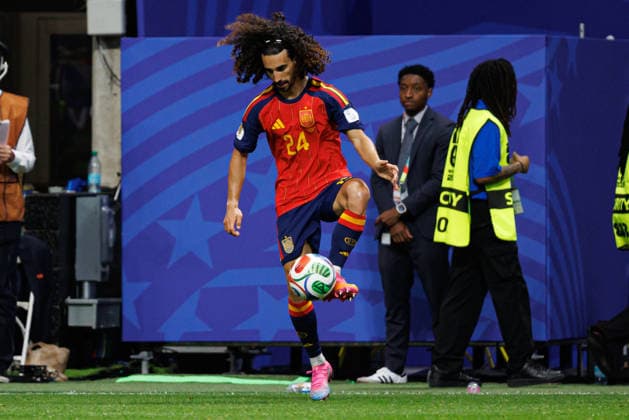 Marc Cucurella seen during FIFA World Cup, WM, Weltmeisterschaft, Fussball 2026 game between national teams of Spain and Cabo Verde (Grzegorz Wajda Ball Raw Images) Atlanta Monterrey Stadium USA Copyright: xGrzegorzxWajdax grzegorzwajda_spain_caboverde_4_2526-44