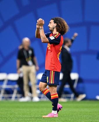 . - Spain v Cape Verde, FIFA World Cup, WM, Weltmeisterschaft, Fussball 2026, Group H, Mercedes Benz Stadium, Atlanta Stadium, Atlanta, Georgia, USA, 15th June 2026. DC Photos Crystal Pix Marc Cucurella of Spain national team, Nationalteam looks disappointed & dejected. - Spain v Cape Verde, FiFA World Cup 2026, Group H, Mercedes Benz Stadium, Atlanta Stadium, Atlanta, Georgia, USA, 15th June 2026. DC Photos Crystal Pix Atlanta Atlanta Stadium United States Of America Copyright: xDCxPhotosx CP_Spain_Cape_Verde_150626_DC20