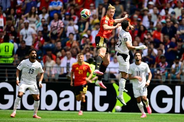 Belgium vs Egypt - 2026 FIFA World Cup, WM, Weltmeisterschaft, Fussball SEATTLE, USA - JUNE 15 : De Bruyne Kevin forward of Belgium during the FIFA World Cup 2026 Group G match between Belgium and Egypt at the Lumen Field stadium on June 15, 2026 in Seattle, USA, 15 06 2026 Seattle United States of America  Copyright: xJanxDexMeuleneirx