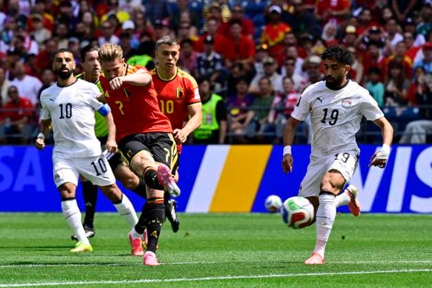 Belgium vs Egypt - 2026 FIFA World Cup, WM, Weltmeisterschaft, Fussball SEATTLE, USA - JUNE 15 : De Bruyne Kevin forward of Belgium during the FIFA World Cup 2026 Group G match between Belgium and Egypt at the Lumen Field stadium on June 15, 2026 in Seattle, USA, 15 06 2026 Seattle United States of America  Copyright: xJanxDexMeuleneirx