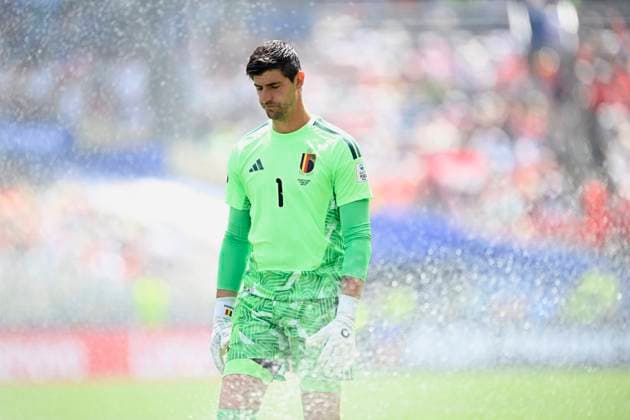 Belgium vs Egypt - 2026 FIFA World Cup, WM, Weltmeisterschaft, Fussball SEATTLE, USA - JUNE 15 : Courtois Thibaut goalkeeper of Belgium pictured during the FIFA World Cup 2026 Group G match between Belgium and Egypt at the Lumen Field stadium on June 15, 2026 in Seattle, USA, 15 06 2026 Seattle United States of America  Copyright: xNicoxVereeckenx