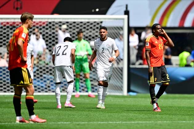 Belgium vs Egypt - 2026 FIFA World Cup, WM, Weltmeisterschaft, Fussball SEATTLE, USA - JUNE 15 : Ngoy Nathan defender of Belgium during the FIFA World Cup 2026 Group G match between Belgium and Egypt at the Lumen Field stadium on June 15, 2026 in Seattle, USA, 15 06 2026 Seattle United States of America  Copyright: xJanxDexMeuleneirx