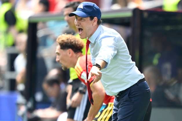 Belgium vs Egypt - 2026 FIFA World Cup, WM, Weltmeisterschaft, Fussball SEATTLE, USA - JUNE 15 : Garcia Rudi head coach of Belgium gestures during the FIFA World Cup 2026 Group G match between Belgium and Egypt at the Lumen Field stadium on June 15, 2026 in Seattle, USA, 15 06 2026 Seattle United States of America  Copyright: xNicoxVereeckenx