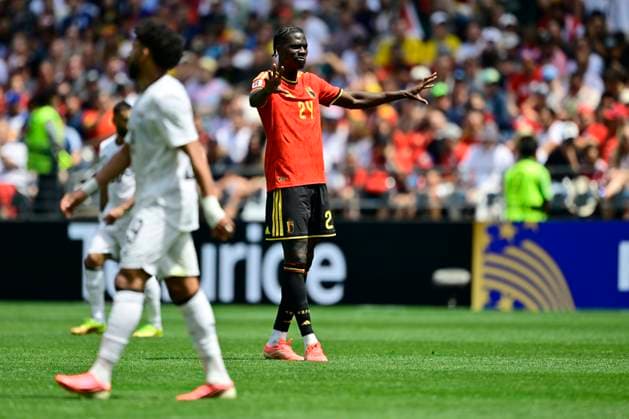 Belgium vs Egypt - 2026 FIFA World Cup, WM, Weltmeisterschaft, Fussball SEATTLE, USA - JUNE 15 : Onana Amadou midfielder of Belgium during the FIFA World Cup 2026 Group G match between Belgium and Egypt at the Lumen Field stadium on June 15, 2026 in Seattle, USA, 15 06 2026 Seattle United States of America  Copyright: xJanxDexMeuleneirx