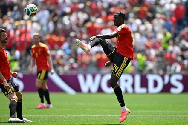 Belgium vs Egypt - 2026 FIFA World Cup, WM, Weltmeisterschaft, Fussball SEATTLE, USA - JUNE 15 : Onana Amadou midfielder of Belgium in action during the FIFA World Cup 2026 Group G match between Belgium and Egypt at the Lumen Field stadium on June 15, 2026 in Seattle, USA, 15 06 2026 Seattle United States of America  Copyright: xNicoxVereeckenx