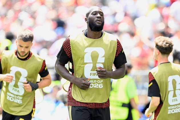 Belgium vs Egypt - 2026 FIFA World Cup, WM, Weltmeisterschaft, Fussball SEATTLE, USA - JUNE 15 : Lukaku Romelu forward of Belgium warms up during the FIFA World Cup 2026 Group G match between Belgium and Egypt at the Lumen Field stadium on June 15, 2026 in Seattle, USA, 15 06 2026 Seattle United States of America  Copyright: xNicoxVereeckenx