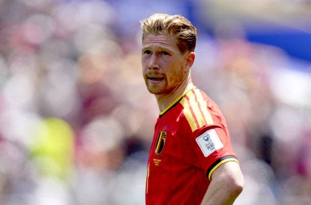 FIFA World Cup, WM, Weltmeisterschaft, Fussball 2026 - Group G - Belgium vs Egypt Kevin De Bruyne of Belgium looks on during the FIFA World Cup 2026 group stage match Belgium against Egypt, in Seattle, USA, 15 June 2026. SEATTLE United States  Copyright: xSTEPHENxBRASHEARx