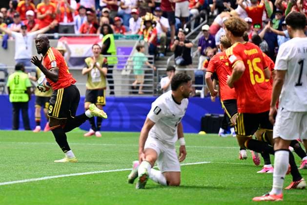 Belgium vs Egypt - 2026 FIFA World Cup, WM, Weltmeisterschaft, Fussball SEATTLE, USA - JUNE 15 : Lukaku Romelu forward of Belgium celebrating scoring a goal (1-1) during the FIFA World Cup 2026 Group G match between Belgium and Egypt at the Lumen Field stadium on June 15, 2026 in Seattle, USA, 15 06 2026 Seattle United States of America  Copyright: xJanxDexMeuleneirx