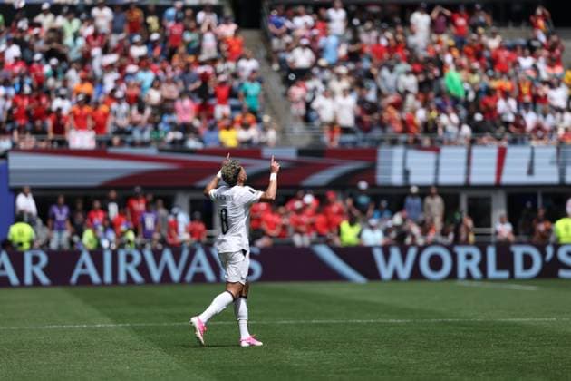 Belgium v Egypt Group G - FIFA World Cup, WM, Weltmeisterschaft, Fussball 2026 SEATTLE, WASHINGTON - JUNE 15: SEATTLE, WASHINGTON JUNE 15: Egypt s Emam Ashour (8) celebrates after scoring the opening goal during the FIFA World Cup 2026 Group G match between Belgium and Egypt at Seattle Stadium on June 15, 2026, in Seattle, Washington, USA. WASHINGTON United States of America Copyright: x xMohamedxGamalxTageldinx xJNAxPressx