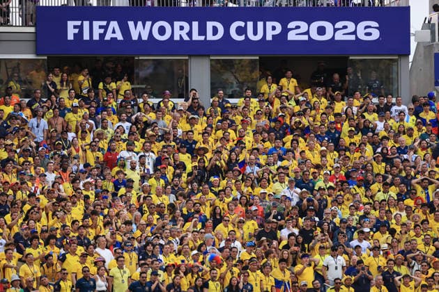 Football - FIFA World Cup, WM, Weltmeisterschaft, Fussball - Group E - Ivory Coast v Ecuador 14th June 2026 - FIFA World Cup - Group E - Ivory Coast v Ecuador - Ecuador fans - Photo: Simon Stacpoole Offside. Philadelphia USA *** Fußball – FIFA-Weltmeisterschaft, Gruppe E  Copyright: xSimonxStacpoolexOffside