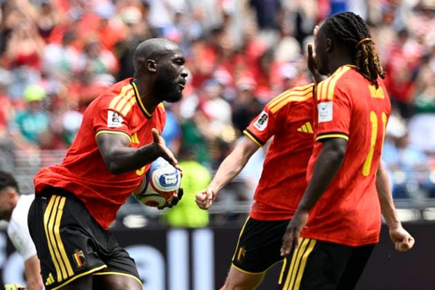 Belgium vs Egypt - 2026 FIFA World Cup, WM, Weltmeisterschaft, Fussball SEATTLE, USA - JUNE 15 : Lukaku Romelu forward of Belgium celebrates scoring a goal during the FIFA World Cup 2026 Group G match between Belgium and Egypt at the Lumen Field stadium on June 15, 2026 in Seattle, USA, 15 06 2026 Seattle United States of America  Copyright: xNicoxVereeckenx