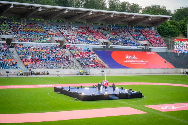 Im Saarbrücker Ludwigsparkstadion beginnen die Nationalen Spiele der Special Olympics am Montag (15. Juni 2026). Die feierliche Eröffnung der Spiele wird live im Fernsehen gesendet und gibt den Startschuss für Wettkämpfe von mehr als 4000 Athleten.