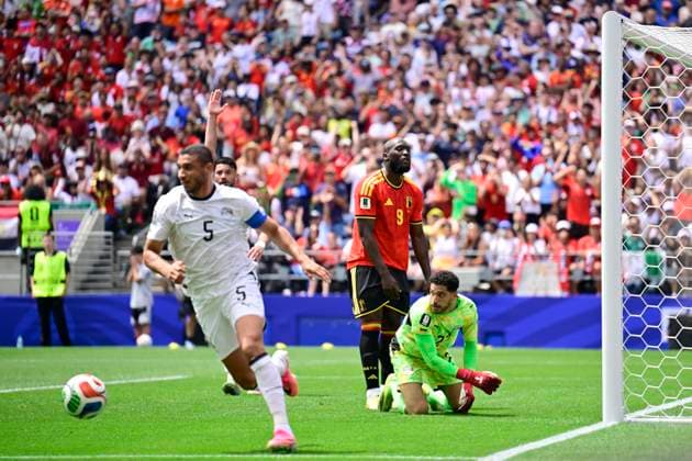 Belgium vs Egypt - 2026 FIFA World Cup, WM, Weltmeisterschaft, Fussball SEATTLE, USA - JUNE 15 : Lukaku Romelu forward of Belgium missing an opportunity during the FIFA World Cup 2026 Group G match between Belgium and Egypt at the Lumen Field stadium on June 15, 2026 in Seattle, USA, 15 06 2026 Seattle United States of America  Copyright: xJanxDexMeuleneirx