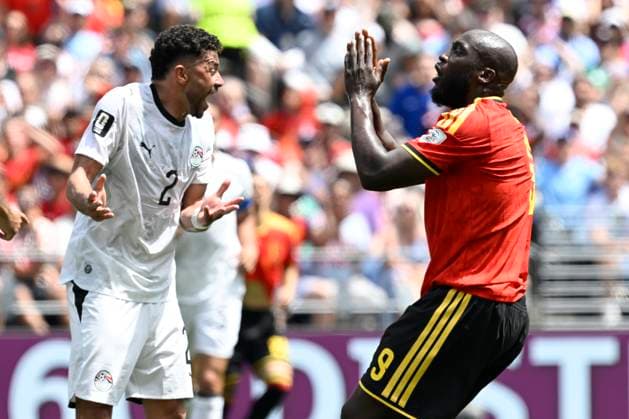 Belgium vs Egypt - 2026 FIFA World Cup, WM, Weltmeisterschaft, Fussball SEATTLE, USA - JUNE 15 : Lukaku Romelu forward of Belgium reacts dejected during the FIFA World Cup 2026 Group G match between Belgium and Egypt at the Lumen Field stadium on June 15, 2026 in Seattle, USA, 15 06 2026 Seattle United States of America  Copyright: xNicoxVereeckenx
