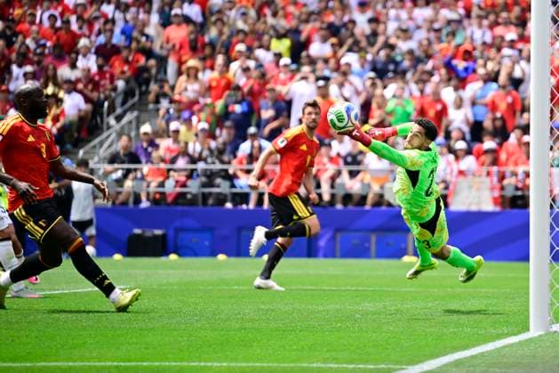 Belgium vs Egypt - 2026 FIFA World Cup, WM, Weltmeisterschaft, Fussball SEATTLE, USA - JUNE 15 : Shoubir Mostafa goalkeeper of Egypt in action during the FIFA World Cup 2026 Group G match between Belgium and Egypt at the Lumen Field stadium on June 15, 2026 in Seattle, USA, 15 06 2026 Seattle United States of America  Copyright: xJanxDexMeuleneirx
