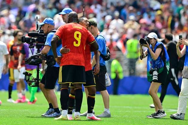 Belgium vs Egypt - 2026 FIFA World Cup, WM, Weltmeisterschaft, Fussball SEATTLE, USA - JUNE 15 : Lukaku Romelu forward of Belgium, Tielemans Youri midfielder of Belgium during the FIFA World Cup 2026 Group G match between Belgium and Egypt at the Lumen Field stadium on June 15, 2026 in Seattle, USA, 15 06 2026 Seattle United States of America  Copyright: xJanxDexMeuleneirx