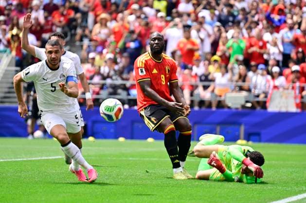 Belgium vs Egypt - 2026 FIFA World Cup, WM, Weltmeisterschaft, Fussball SEATTLE, USA - JUNE 15 : Lukaku Romelu forward of Belgium missing an opportunity during the FIFA World Cup 2026 Group G match between Belgium and Egypt at the Lumen Field stadium on June 15, 2026 in Seattle, USA, 15 06 2026 Seattle United States of America  Copyright: xJanxDexMeuleneirx