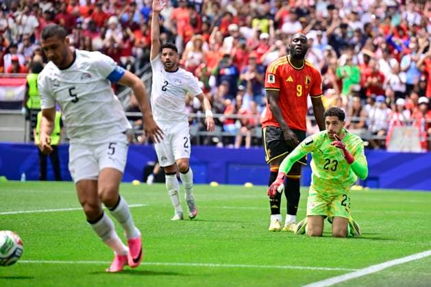 Belgium vs Egypt - 2026 FIFA World Cup, WM, Weltmeisterschaft, Fussball SEATTLE, USA - JUNE 15 : Lukaku Romelu forward of Belgium missing an opportunity during the FIFA World Cup 2026 Group G match between Belgium and Egypt at the Lumen Field stadium on June 15, 2026 in Seattle, USA, 15 06 2026 Seattle United States of America  Copyright: xJanxDexMeuleneirx