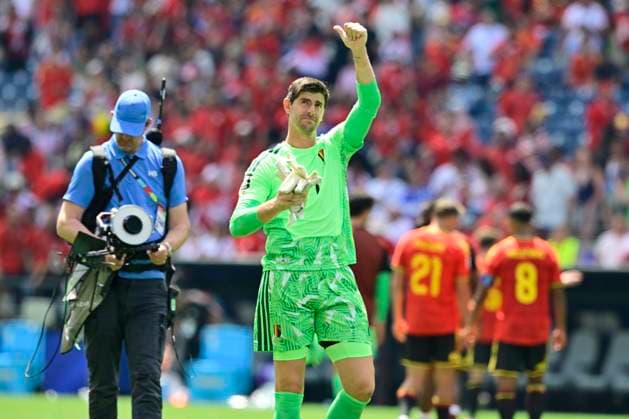 Belgium vs Egypt - 2026 FIFA World Cup, WM, Weltmeisterschaft, Fussball SEATTLE, USA - JUNE 15 : Courtois Thibaut goalkeeper of Belgium after the game during the FIFA World Cup 2026 Group G match between Belgium and Egypt at the Lumen Field stadium on June 15, 2026 in Seattle, USA, 15 06 2026 Seattle United States of America  Copyright: xJanxDexMeuleneirx