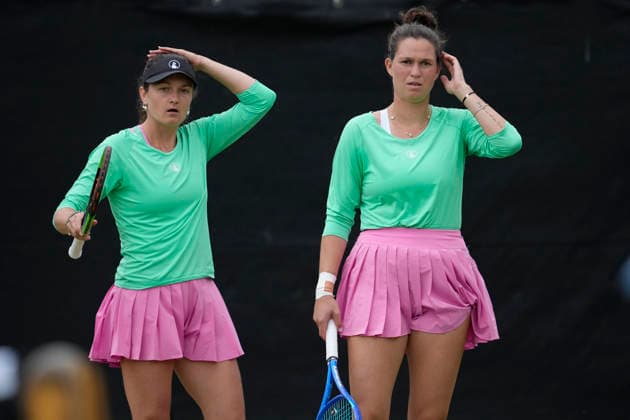 Lexus Nottingham Open - Day One Jesika Maleckova and Miriam Skoch of the Czech Republic compete in their round of 16 doubles match at the 2026 Lexus Nottingham Open Women s tennis tournament at the Nottingham Tennis Centre in Nottingham, England, on June 15, 2026. Nottingham Great Britain United Kingdom  Copyright: xOwenxHammondx originalFilename:hammond-2026lexu260615_npuDm.jpg