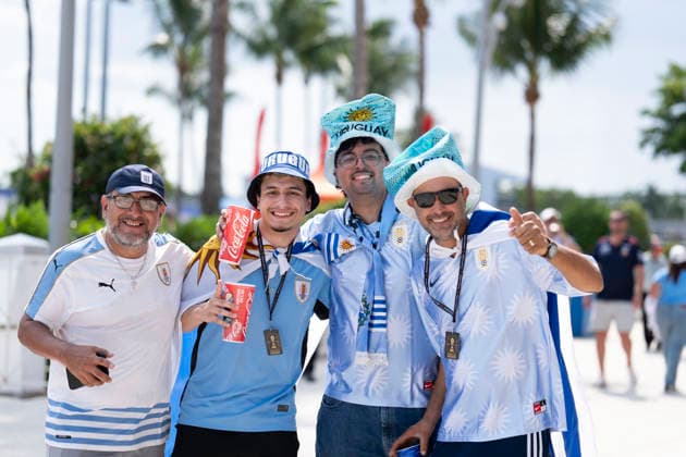 May 25, 2026, Miami Gardens, Florida, USA: Uruguay fans enjoying themselves before the World Cup Group H, Round 1 match between Uruguay and Saudi Arabia at Miami Stadium Sports News - May 25, 2026  - ZUMAd212 20260525_zsp_d212_022 Copyright: xRichardxDolex