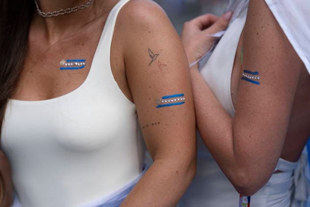 May 25, 2026, Miami Gardens, Florida, USA: Uruguay fans with bedazzled team colors on display before the World Cup Group H, Round 1 match between Uruguay and Saudi Arabia at Miami Stadium Sports News - May 25, 2026  - ZUMAd212 20260525_zsp_d212_026 Copyright: xRichardxDolex