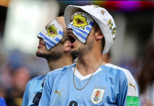 FIFA World Cup, WM, Weltmeisterschaft, Fussball 2026 - Group H - Saudi Arabia vs Uruguay Supporters of Uruguay before the FIFA World Cup 2026 group stage match Saudi Arabia against Uruguay, in Miami, USA, 15 June 2026. MIAMI United States  Copyright: xCRISTOBALxHERRERA-ULASHKEVICHx