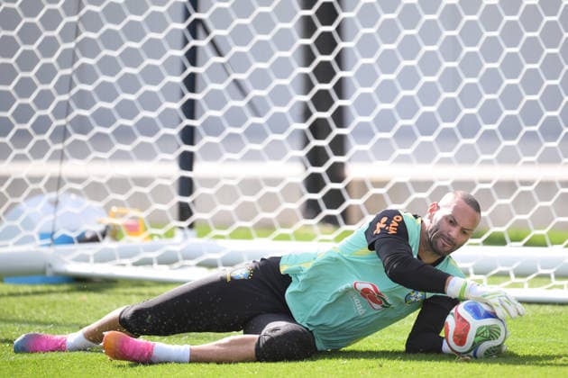 Fußball, WM 2026, 20260615, Training Brasilien. Im Bild Torwart WEVERTON (Brasilien, 12). Morristown Red-Bull-Akademie New Jersey Vereinigte Staaten von Amerika