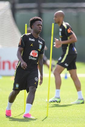 Fußball, WM 2026, 20260615, Training Brasilien. Im Bild VINICIUS JUNIOR (Brasilien, 7). Morristown Red-Bull-Akademie New Jersey Vereinigte Staaten von Amerika