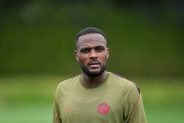 June 15, 2026, Vancouver, Bc, CANADA: Canada s Cyle Larin leaves the field after a FIFA World Cup, WM, Weltmeisterschaft, Fussball soccer training session, in Vancouver, on Monday, June 15, 2026. Canada News - June 15, 2026  - ZUMAc35_ 20260615_zaf_c35_123 Copyright: xDarrylxDyckx