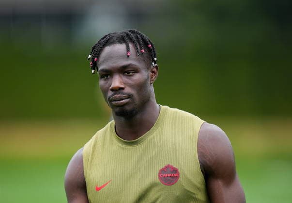 June 15, 2026, Vancouver, Bc, CANADA: Canada s Promise Akinpelu leaves the field after a FIFA World Cup, WM, Weltmeisterschaft, Fussball soccer training session, in Vancouver, on Monday, June 15, 2026. Canada News - June 15, 2026  - ZUMAc35_ 20260615_zaf_c35_125 Copyright: xDarrylxDyckx