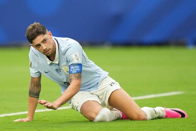 Saudi Arabia v Uruguay - FIFA World Cup, WM, Weltmeisterschaft, Fussball 2026 - Group H FLORIDA, USA - JUNE 15: Federico Valverde (8) of Uruguay looks on during the 2026 FIFA World Cup First Stage Group H match between Saudi Arabia and Uruguay at Hard Rock Stadium (Miami Stadium) in Miami Gardens, Florida, United States on June 15, 2026. Evrim Aydin Anadolu Florida United States. Editorial use only. Please get in touch for any other usage.  Copyright: x2026xAnadoluxEvrimxAydinx
