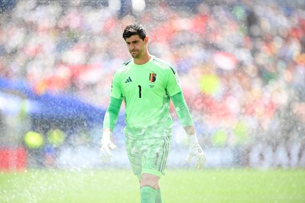 Belgium vs Egypt - 2026 FIFA World Cup, WM, Weltmeisterschaft, Fussball SEATTLE, USA - JUNE 15 : Courtois Thibaut goalkeeper of Belgium pictured during the FIFA World Cup 2026 Group G match between Belgium and Egypt at the Lumen Field stadium on June 15, 2026 in Seattle, USA, 15 06 2026 Seattle United States of America  Copyright: xNicoxVereeckenx