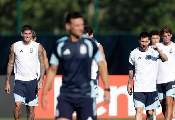 Entrenamiento de la Seleccion Argentina. COpa del Mundo 2026 Foto: FOTOBAIRES Copa Conmebol Libertadores