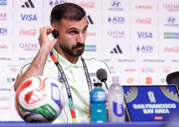 SOCCER - FIFA World Cup, WM, Weltmeisterschaft, Fussball 2026, SANTA CLARA,CALIFORNIA,USA,16.JUN.26 - SOCCER - FIFA World Cup 2026, group stage, Austria vs Jordan, preview. Image shows Ehsan Haddad (JOR).  GEPAxpictures xArminxRauthner